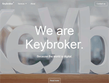 Tablet Screenshot of keybroker.com
