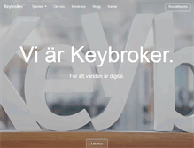 Tablet Screenshot of keybroker.se